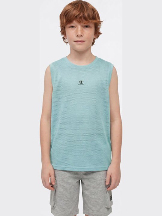 Champion Kids Short-Sleeved Blouse Light Blue