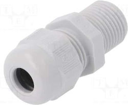Presetup Threaded Pg 9 Durable Plastic Gray 500090