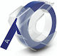 Pelikan Label Maker Tape 1m x 9mm in Blue Colour Compatible with Brother M Dymo D1
