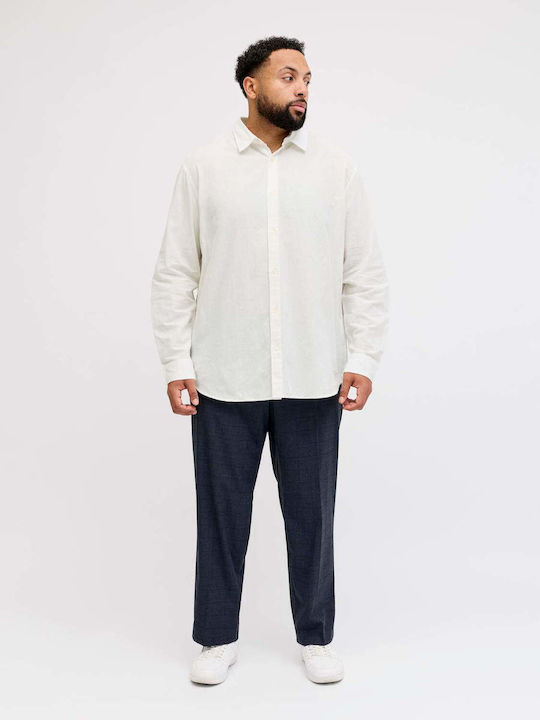 Jack & Jones Μακρυμάνικo Λινό Πουκάμισο σε Κανο...