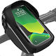 Handlebar Bag Bicycle Phone Holder Waterproof Black 0.65l