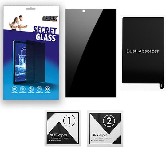 Matte Privacy Glass Grizzglass Secretglass Samsung Galaxy Tab S10 Fe