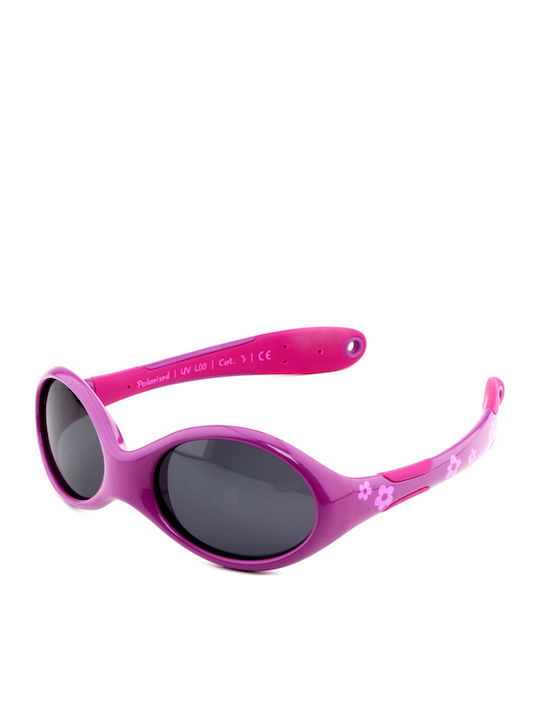 Active Sol Baby Sunglasses Flowers Pink
