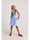 Mädchenkleid Hellblau