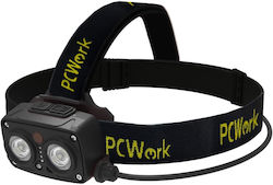 Pcwork PCW12G Επαναφορτιζόμενος Φακός Κεφαλής LED 200lm Pcwork PCW12G Επαναφορτιζόμενος Φακός Κεφαλής LED 200lm