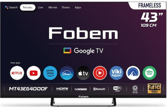 Smart Τηλεόραση 43" Full HD LED MT43EG4000F (2025)
