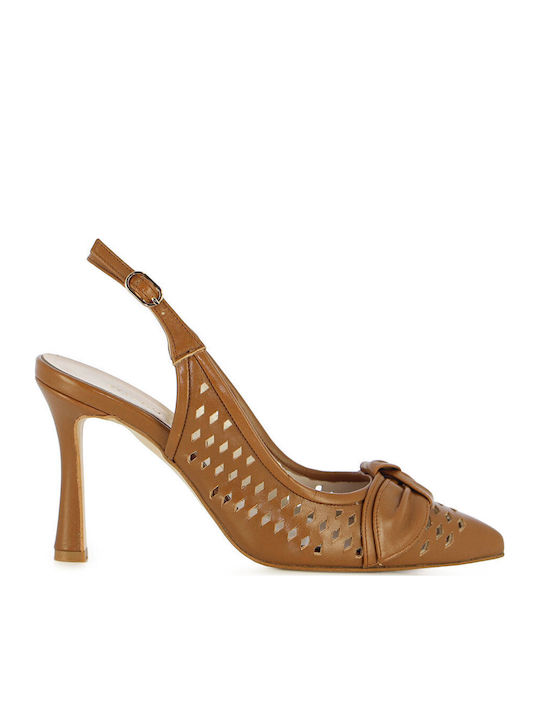 Fratelli Petridi Pumps Mit Hochem Absatz Tabac ...