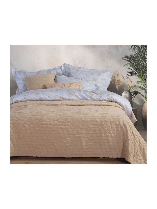 Nef-Nef Homeware Foxy Κουβέρτα Πικέ Υπέρδιπλη 230x250εκ. Κίτρινη