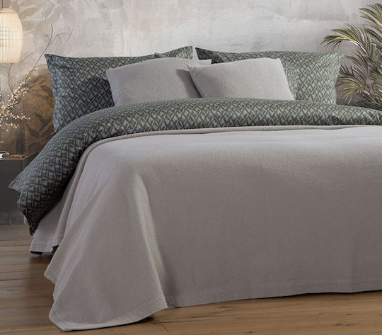 Nef-Nef Homeware Sensor Pique Blanket Double 230x250cm Gray