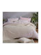 Nef-Nef Homeware New Golf Pique Blanket Double Bed 220x240cm Beige
