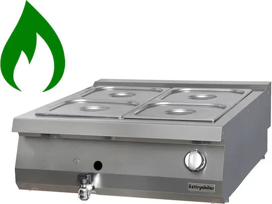 Oztiryakiler Bain Marie Pe Gaz 4kW