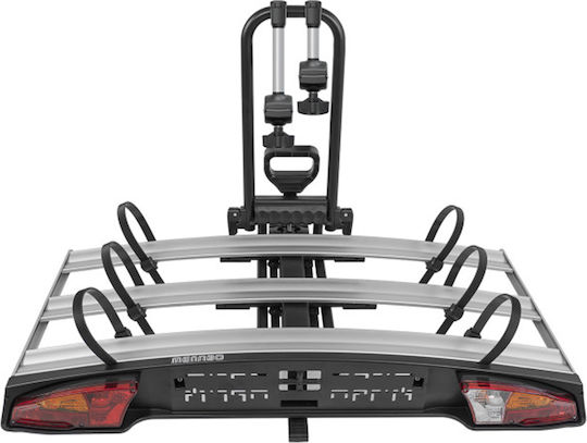 Menabo Tow Hitch Bike Rack Alioth 3 3 Bicycles or E-bike Fat Bike Tilt Quick Release Lever Adapter 13 Pin 1 Piece 14910/mb