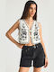 Women's Black Denim Shorts