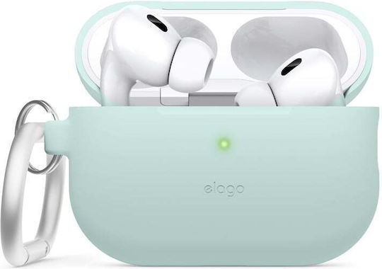 Elago Airpods Pro 2 Mit Haken Silikon Fall Grün Sicherheit Komfort