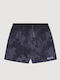Men's Swimwear Shorts Black with Patterns