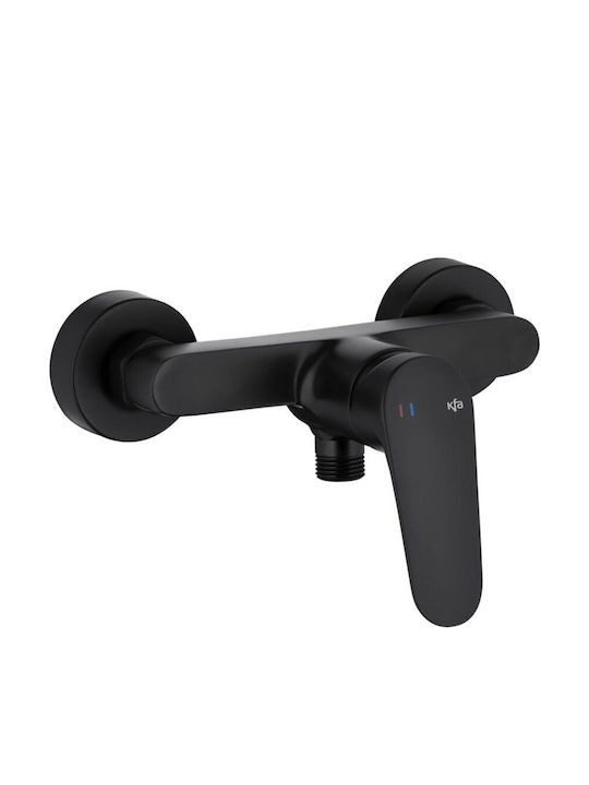 KFA Mischbatterie für Dusche Thermostatisch Schwarze