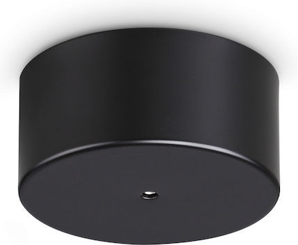 Mapa Rosone Led Sp1 Nero Ideal Lux 368993