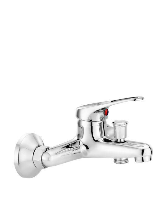 Deante Mixing Bath Shower Faucet Thermostatic Silver