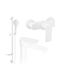 Mexen Thermostatic Shower Mixer Complete Set White