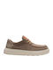 Alcyon Alcyon Suede Ανδρικά Loafers σε Μπεζ Χρώμα