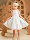 Baby Bloom Бяла Рокля за Кръщене от Тюл