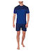 Daniel Hechter Summer Men's Cotton Pyjama Blue