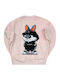 Herren Langarm Sweatshirt Tony Couper-h26/30-rosa Bunny