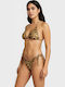 Set Bikini Triangle & Brazil Animal Print Brown