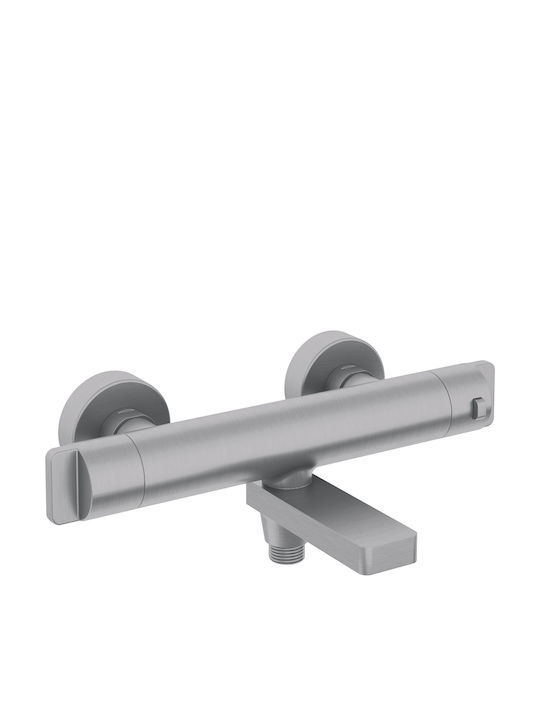 Deante Thermostatic Gray Bathtub Mixing Faucet