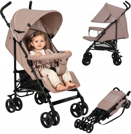 Lionelo Elia Καρότσι Μπαστούνι Kατάλληλο από 6+ Mηνών Beige Taupe