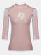 Rock Club Women Long Sleeve Sun Protection Shirt Pink