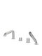 Deante Thermostatic Bathtub Mixing Faucet Complete Set Gray