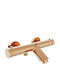 Mexen Mischen Badewannenarmatur Thermostatisch Rose Gold