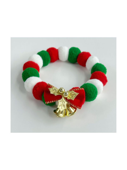 Christmas Velvet Collar Multicolored Balls 41cm