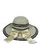 Brims and Trims Women's Wicker Hat Beige
