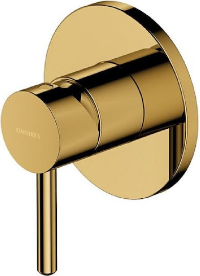Omnires Omnires Eingebaute Wasserhähne Mischpult Für Dusche Gold