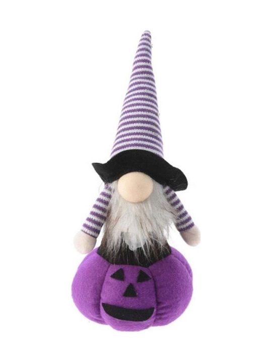 Home&Styling Collection Weihnachtsfigur Auf Kürbis 35cm LED Halloween Lila