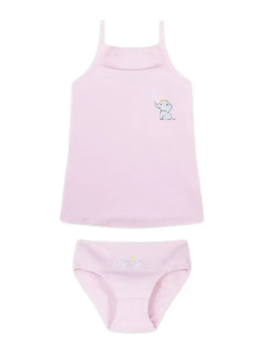 Energiers Little Star Set Kids Undershirts Pink
