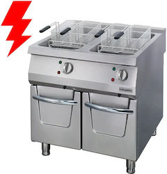 Oztiryakiler Friteuză Electrică Dublă 36kW Capacitate 2x22lt 80x90x85cm