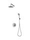 Omnires Built-in Mixer Phone & Shower Head Set for Shower Silver