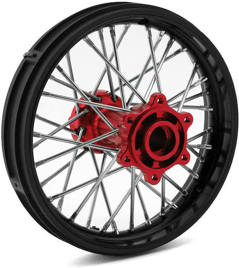 Pro-line Promoto-mx Pro-spec Aluminum V2 Bead Pre-assembled Rear Wheel Black Red Losi Promoto-mx