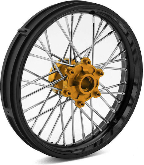 Pro-line Promoto-mx Pro-spec Aluminum V2 Bead Pre-assembled Front Wheel Black Gold Losi Promoto-mx