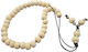 Worry Beads Natural Camel Bone 35 Beads Round 12 Mm