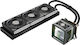 ASRock Steel Legend Dark 360 LCD Υδρόψυξη AIO CPU με 3 Ανεμιστήρες 120mm και RGB Φωτισμό