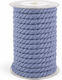Cotton Cord 1.5cm Blue 6m