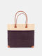 Rattan Damenhandtasche Handtasche Braune