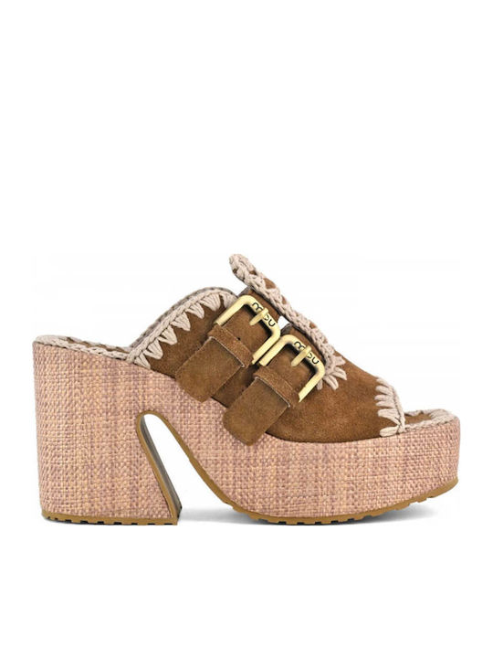 Mou Anatomic Brown Sandals