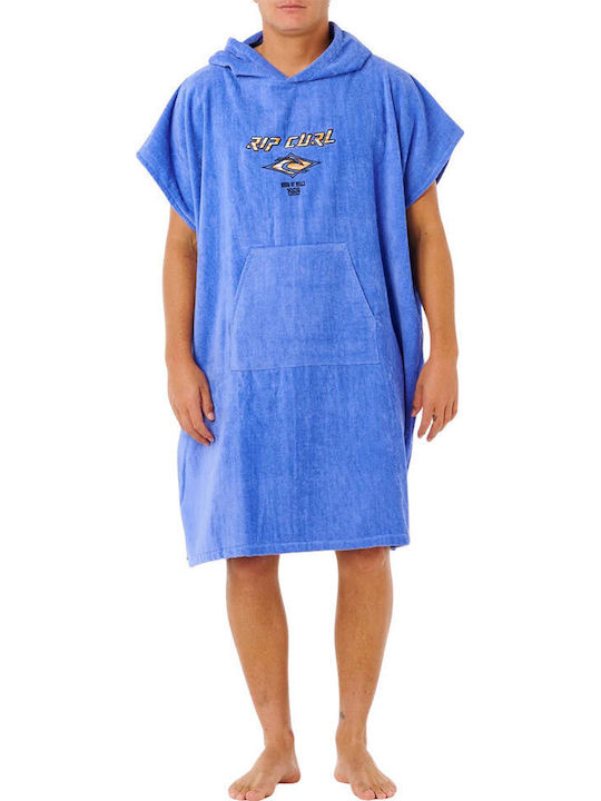 Rip Curl Hooded Beach Poncho Blue