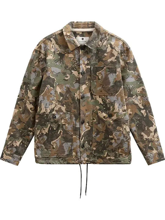 Дълъг Ръкав Overshirt Камуфлажен Forest Night