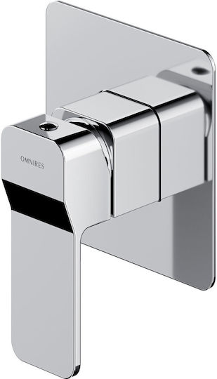Omnires Bristan Eingebaute Wasserhähne Mischpult Für Dusche Silber